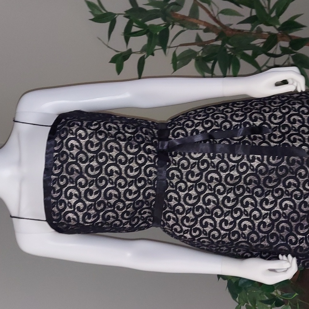 Vintage WHITE HOUSE BLACK MARKET Lace Dress size 3/4 - Picture 2 of 4